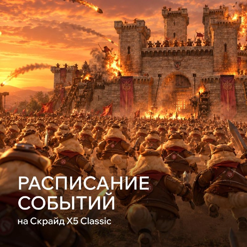 Scryde — 😍 Новая неделя – новые приключения Скрайд — 😍 Новая неделя – новые приключения